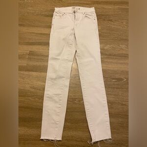 Garage Size 0 White High Rise Skinny Jeans